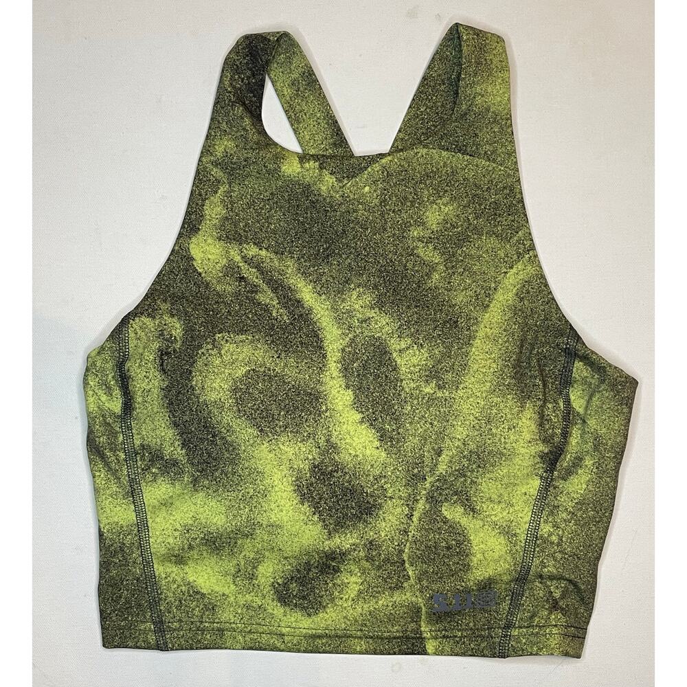 5.11 Tactical PT-R Sports Bra Women’s Sz S High Neck Camo Crossback Training Top